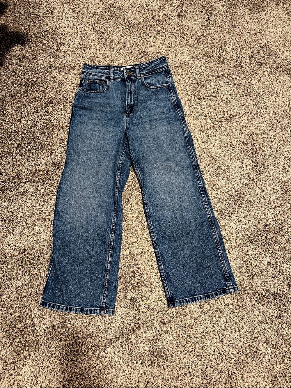 Sezane Denim Wide Leg Jeans